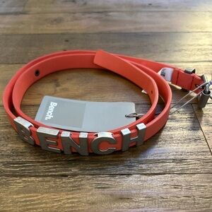 💖5 for $50💖Bench Coral Belt with Metallic Letters